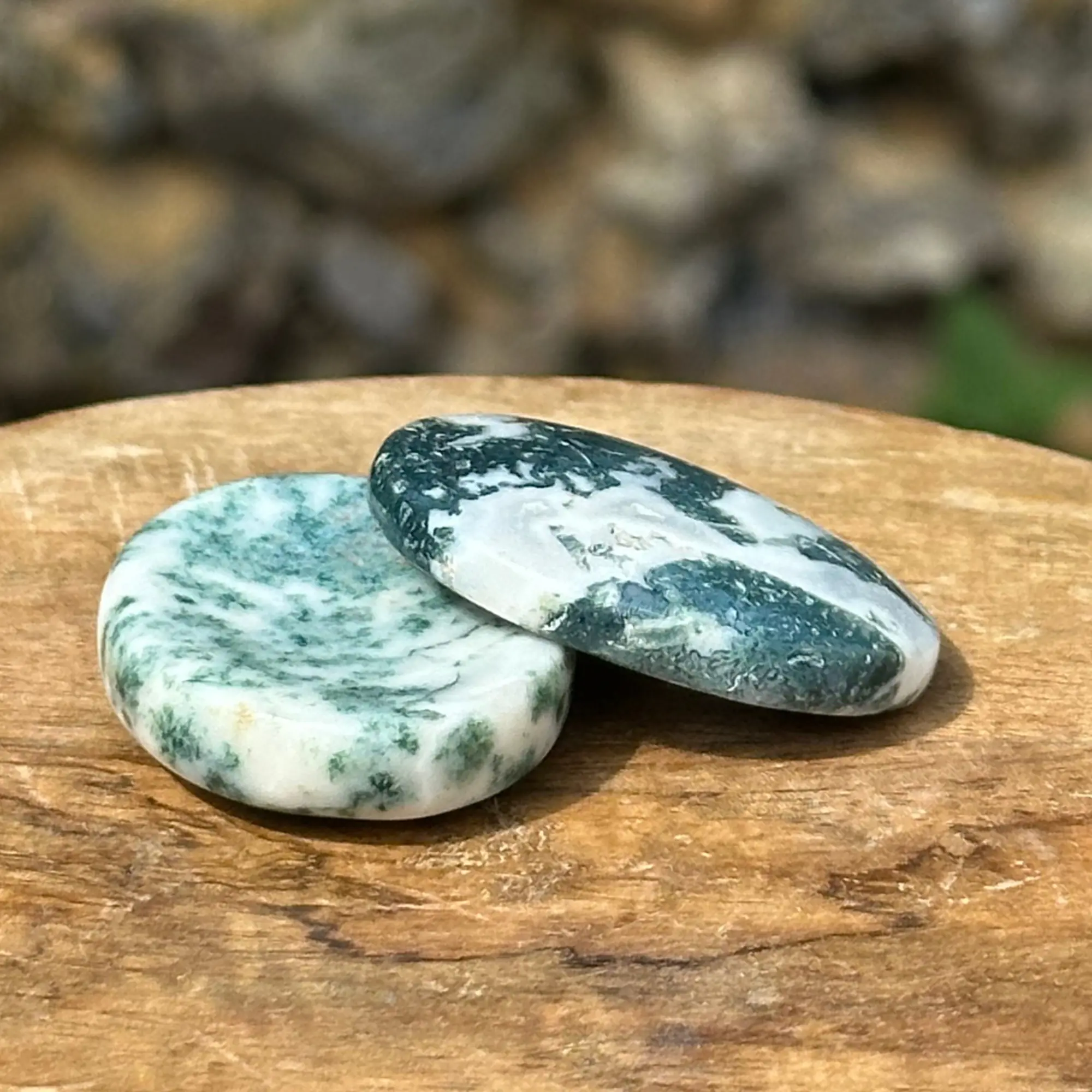 Agate arbre galet anti stress