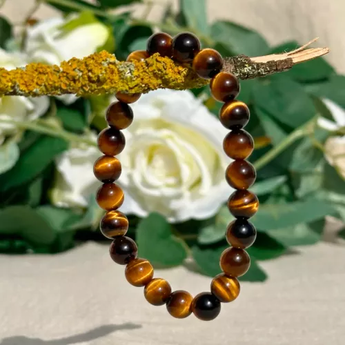 bracelet oeil de tigre 8 mm