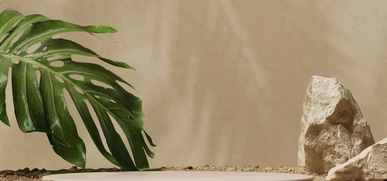 décoration intérieure sur une base en pierre naturelle