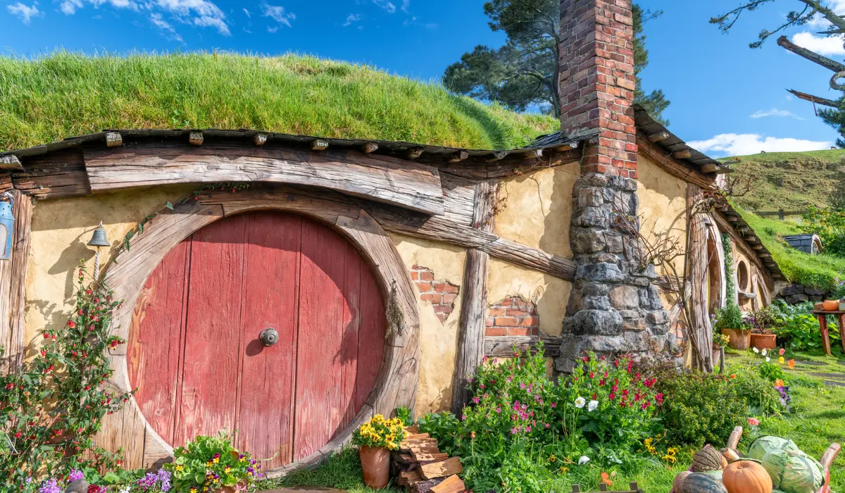 Maison de hobbit dans le seigneur des anneaux