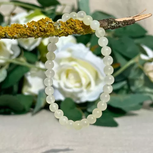 bracelet jade 6 mm