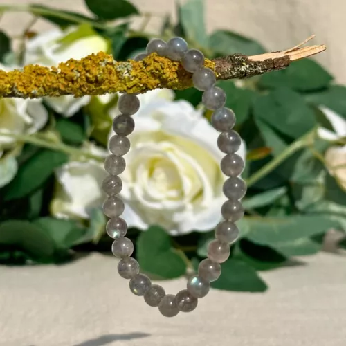 bracelet labradorite en 6 mm