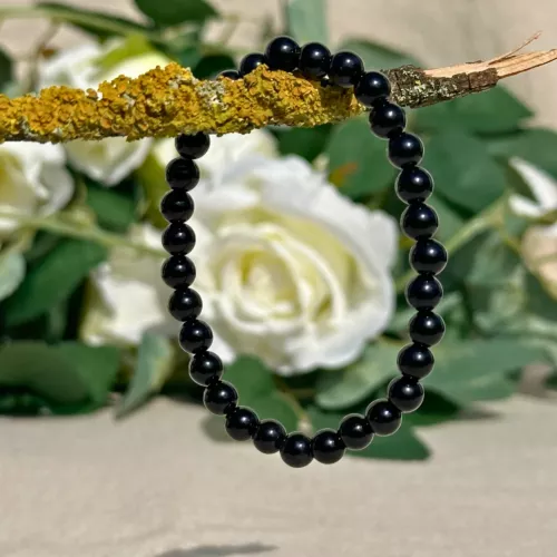 bracelet onyx en 6 mm