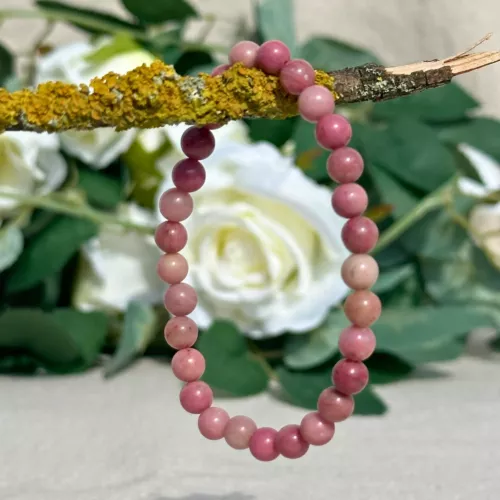 bracelet rhodonite 6 mm