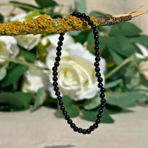 bracelet tourmaline 4 mm