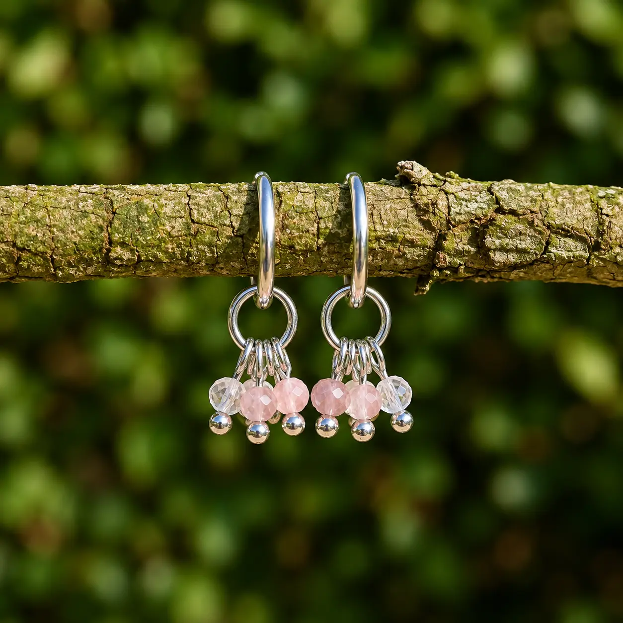 Boucles d'oreilles Reliques n°2 pierre de soleil