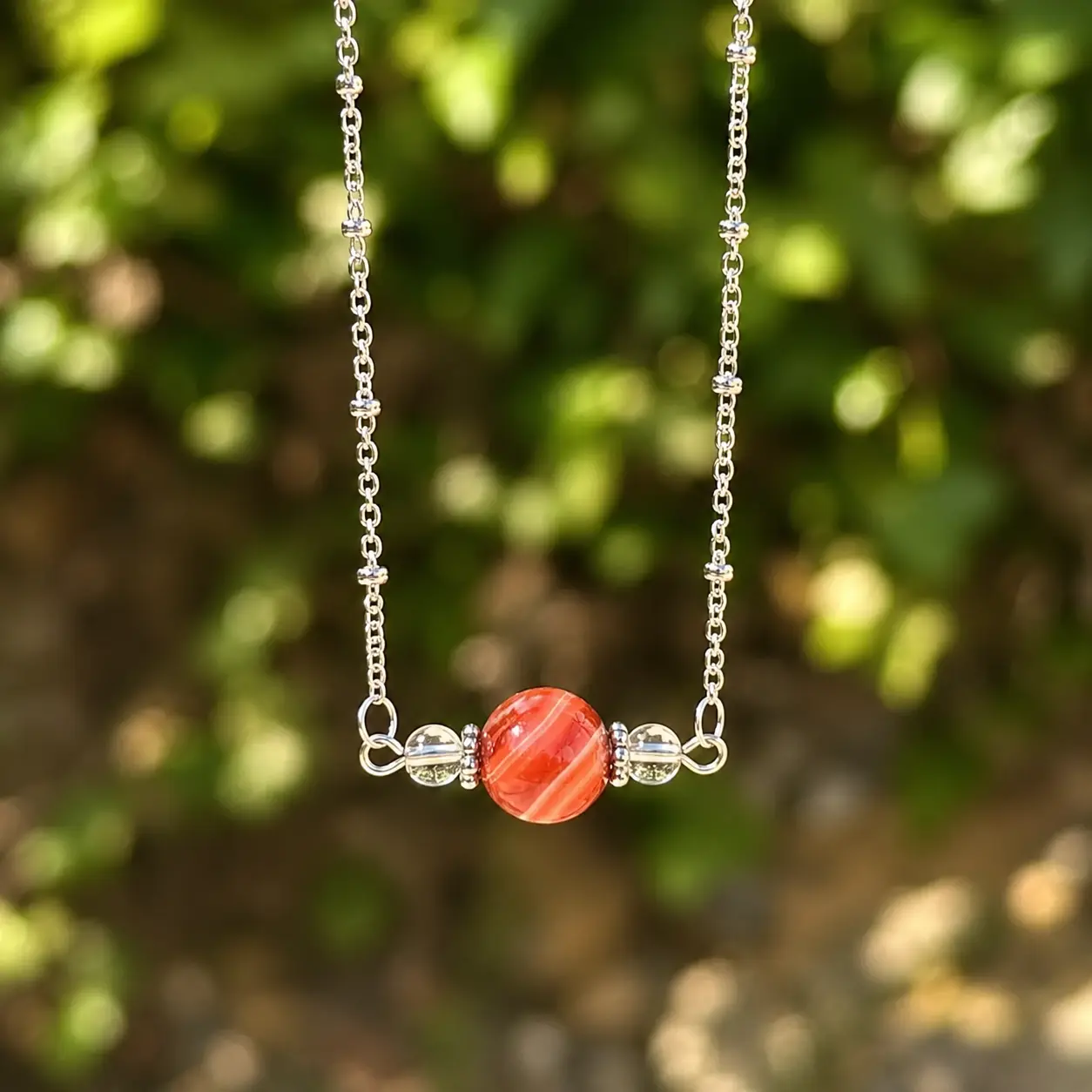 Collier reliques n°2 cornaline