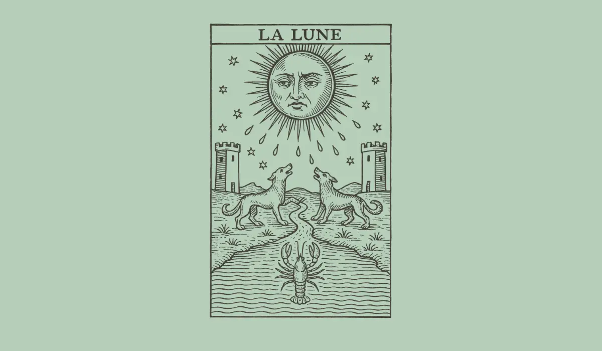 Tarot de Marseille, Arcane de la Lune