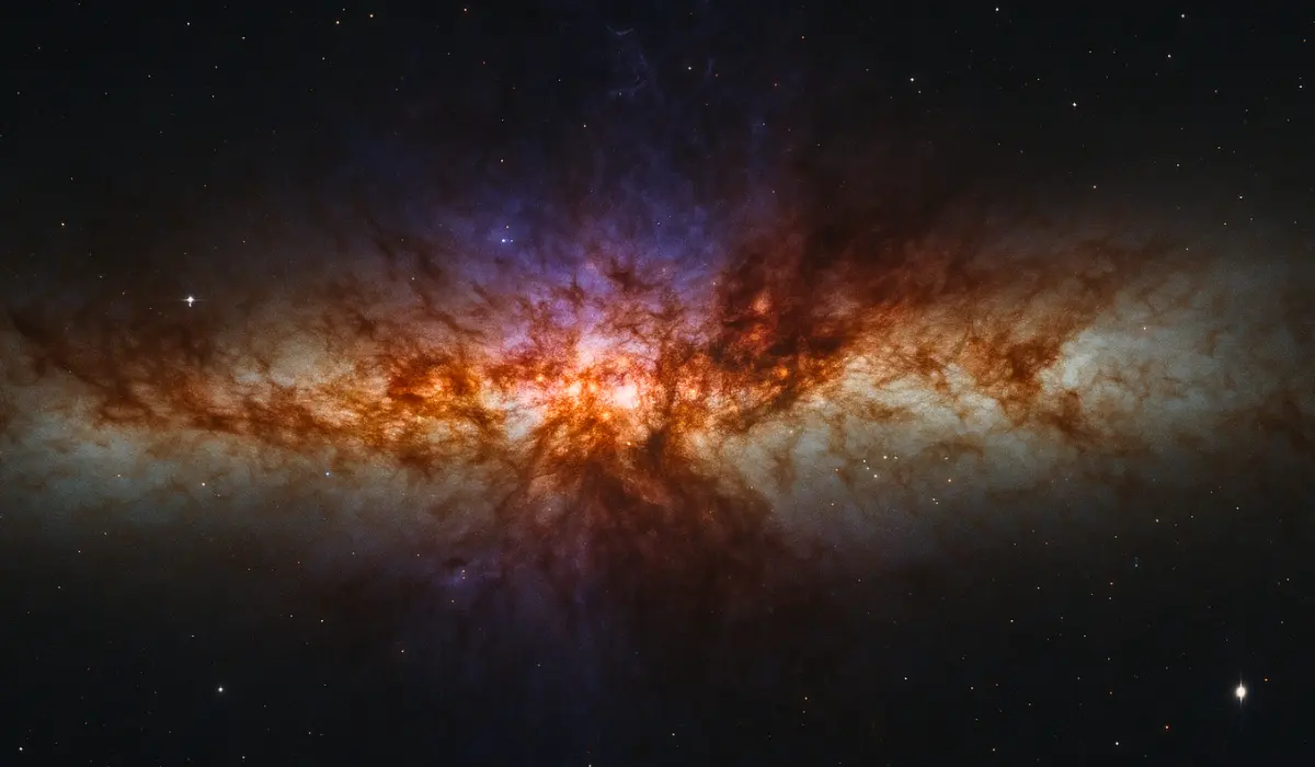 Galaxie du cigare, vue d'artiste