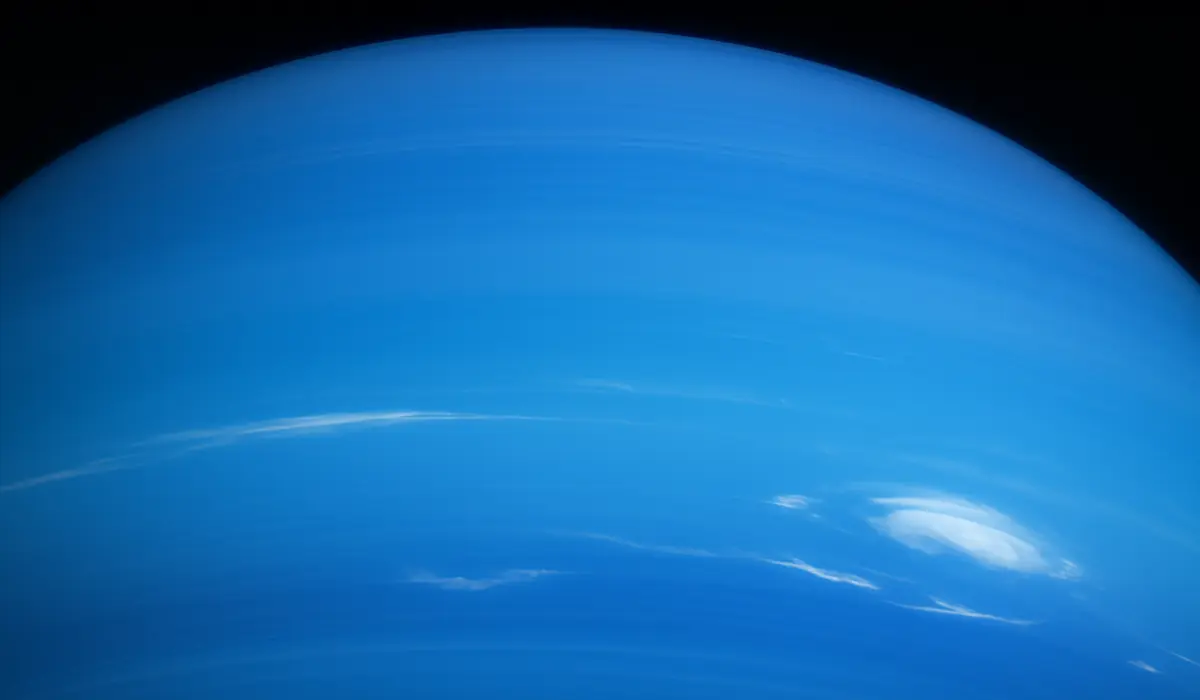 Gros plan sur Neptune