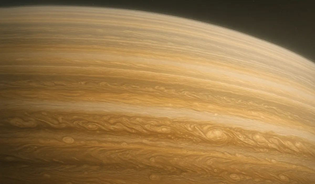L'atmosphère de Saturne, vue d'artiste