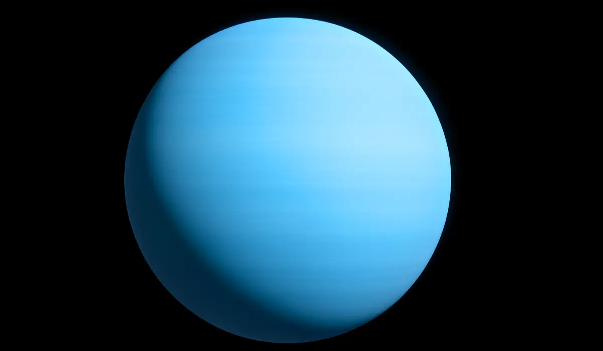 Uranus flottant dans l'espace