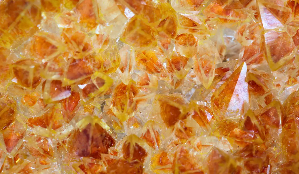 Un cristal calcite en gros plan