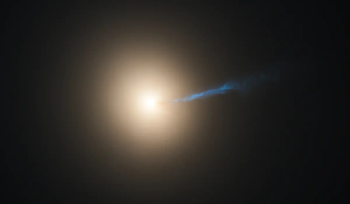 Galaxie Messier 87, vue d'artiste