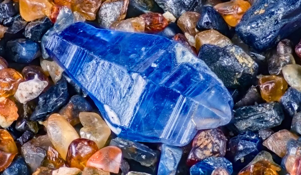 Un Saphir, exemple de système hexagonal