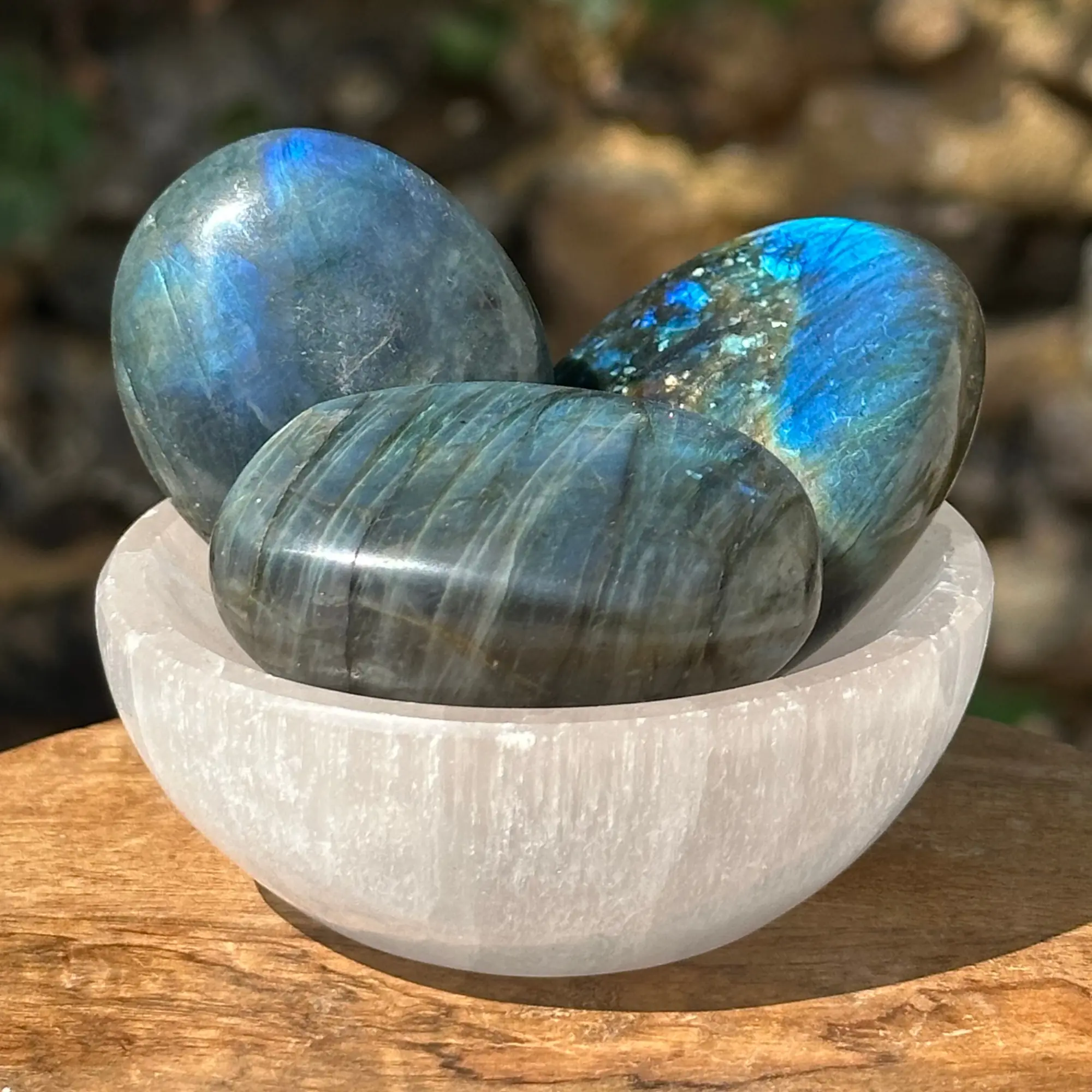 Labradorite dans un bol