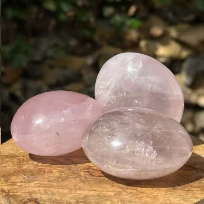 Quartz rose en galet