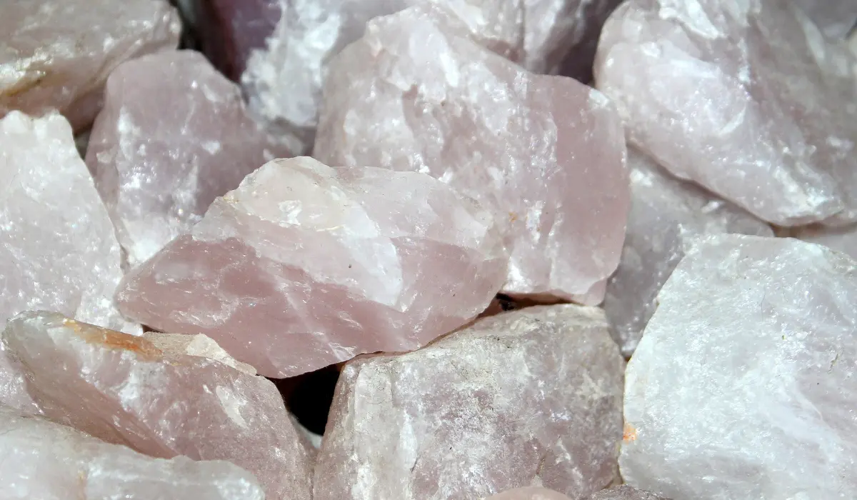 Exemple de quartz rhomboédrique