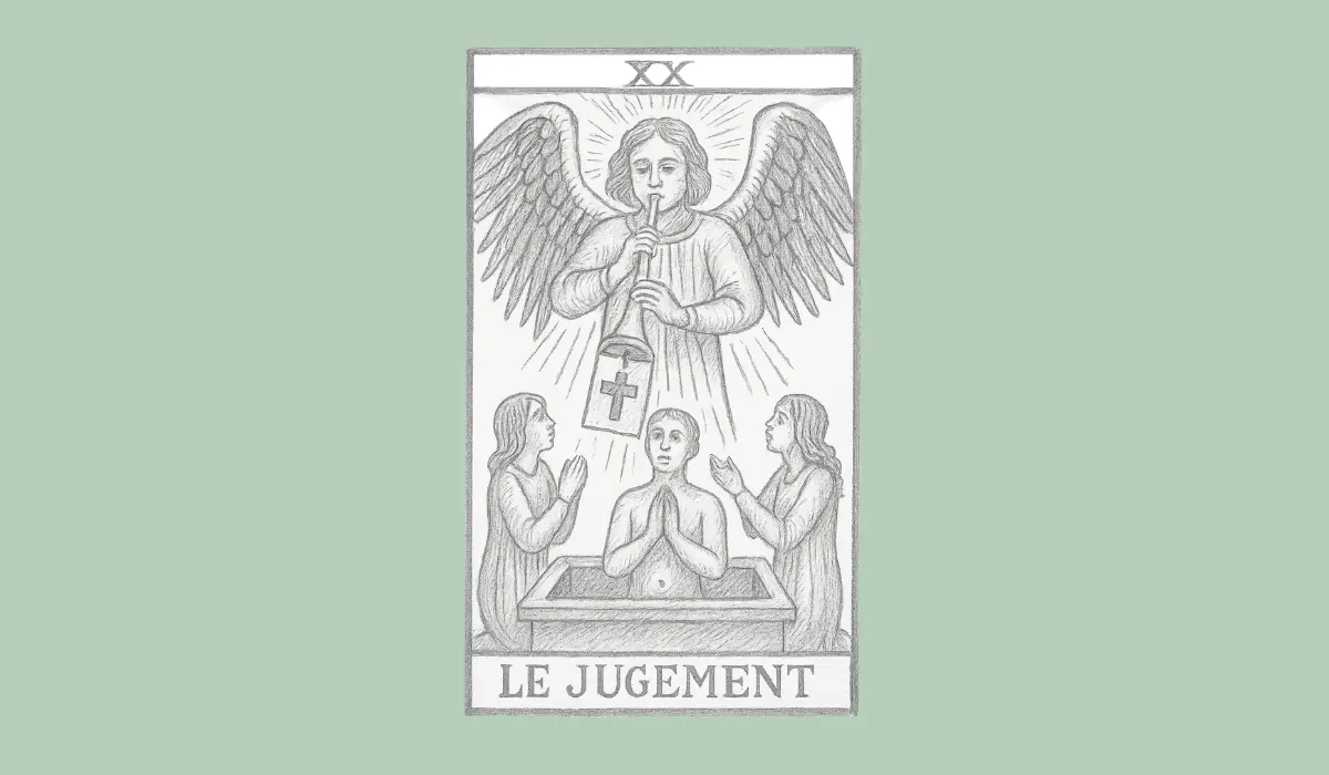 tarot marseille, le jugement