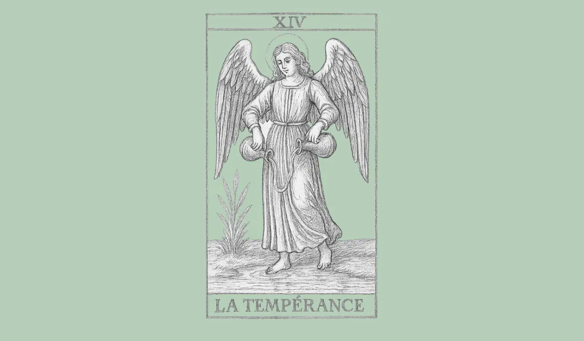 Tarot de Marseille, la tempérance