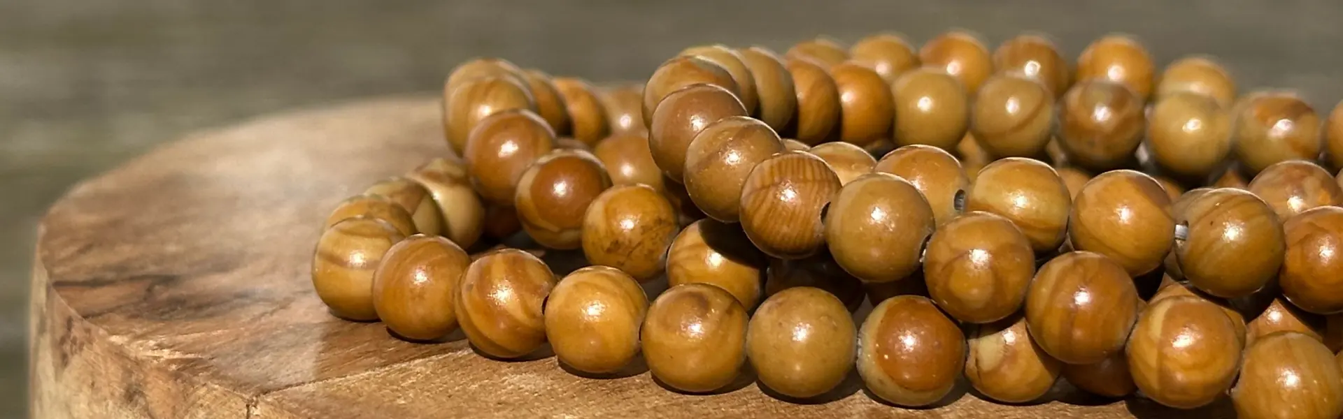 Bracelet bois fossile