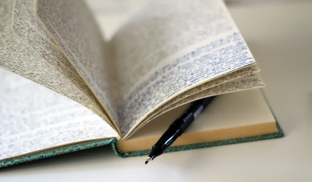 Journal de bord émotionnel rempli