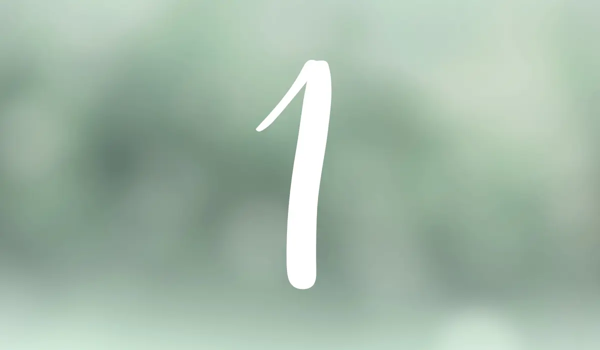 1 en numérologie