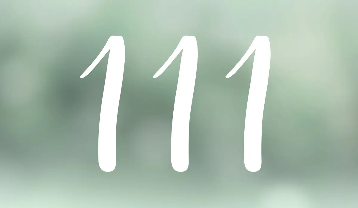 le nombre de numérologie 111