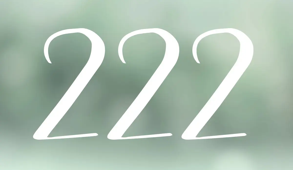 Le nombre de numérologie 222
