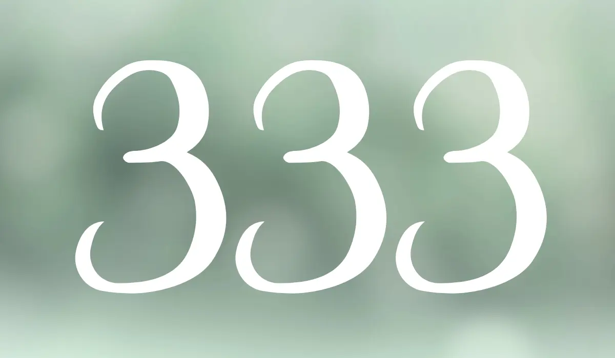Le nombre de numérologie 333