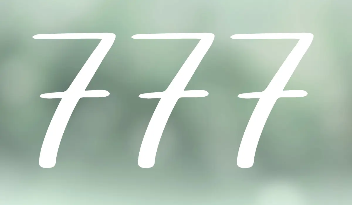 Le chiffre de numérologie 777