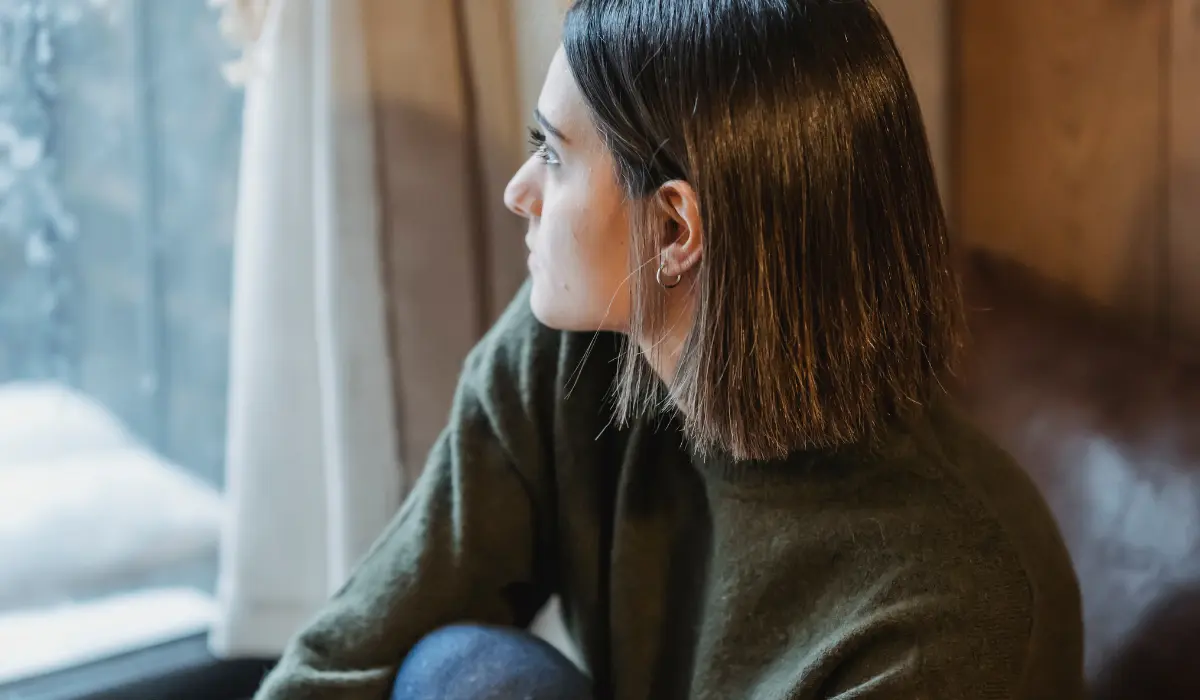 Pensée de jeune femme