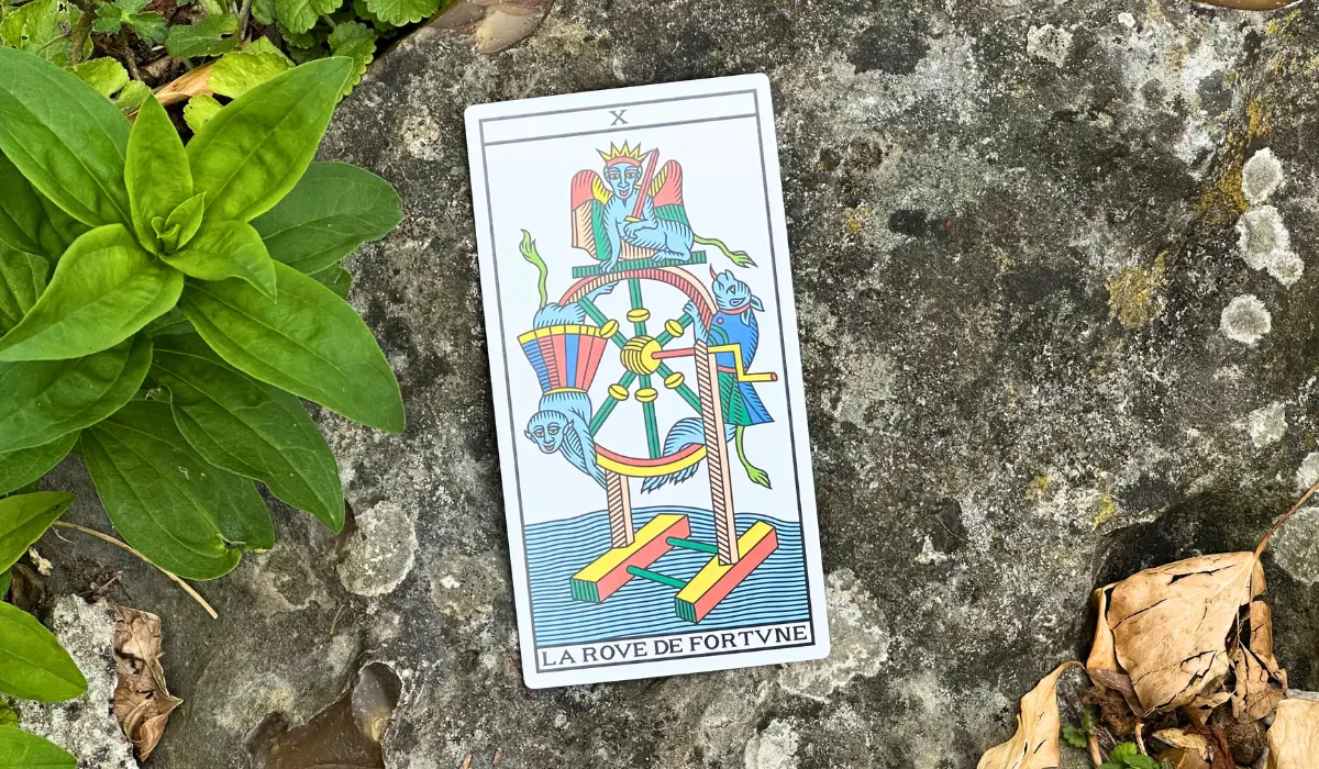 La roue de la fortune au tarot de Marseille