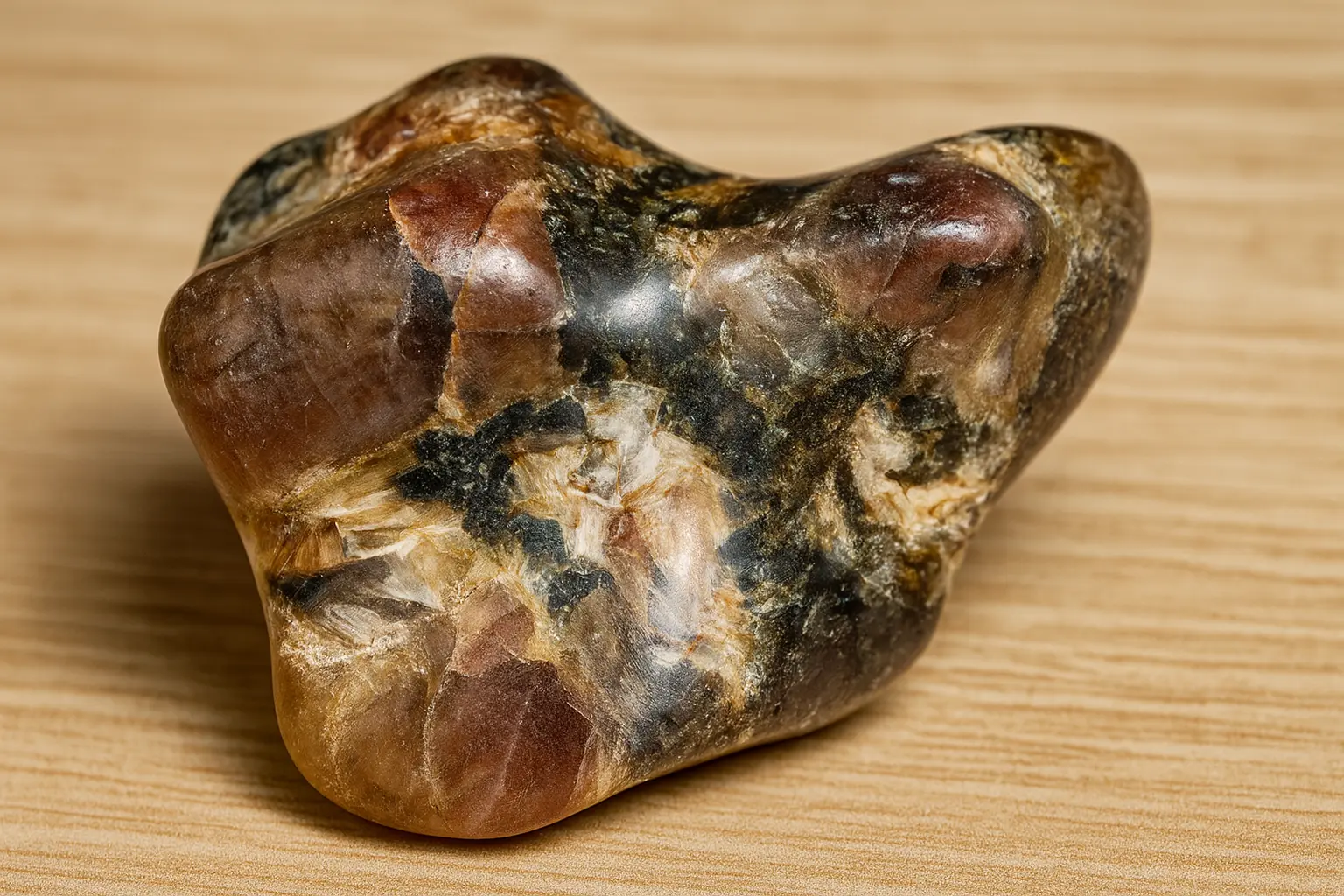 andalousite ou chiastolite brute
