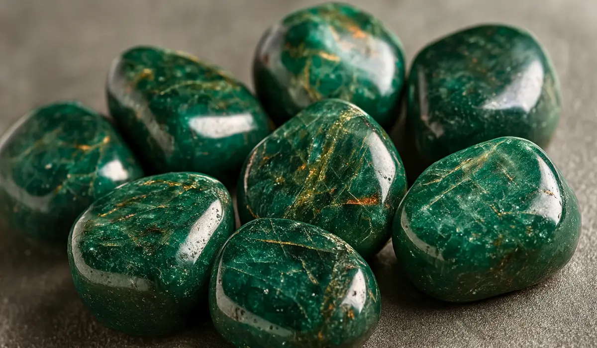 Apatite verte roulée