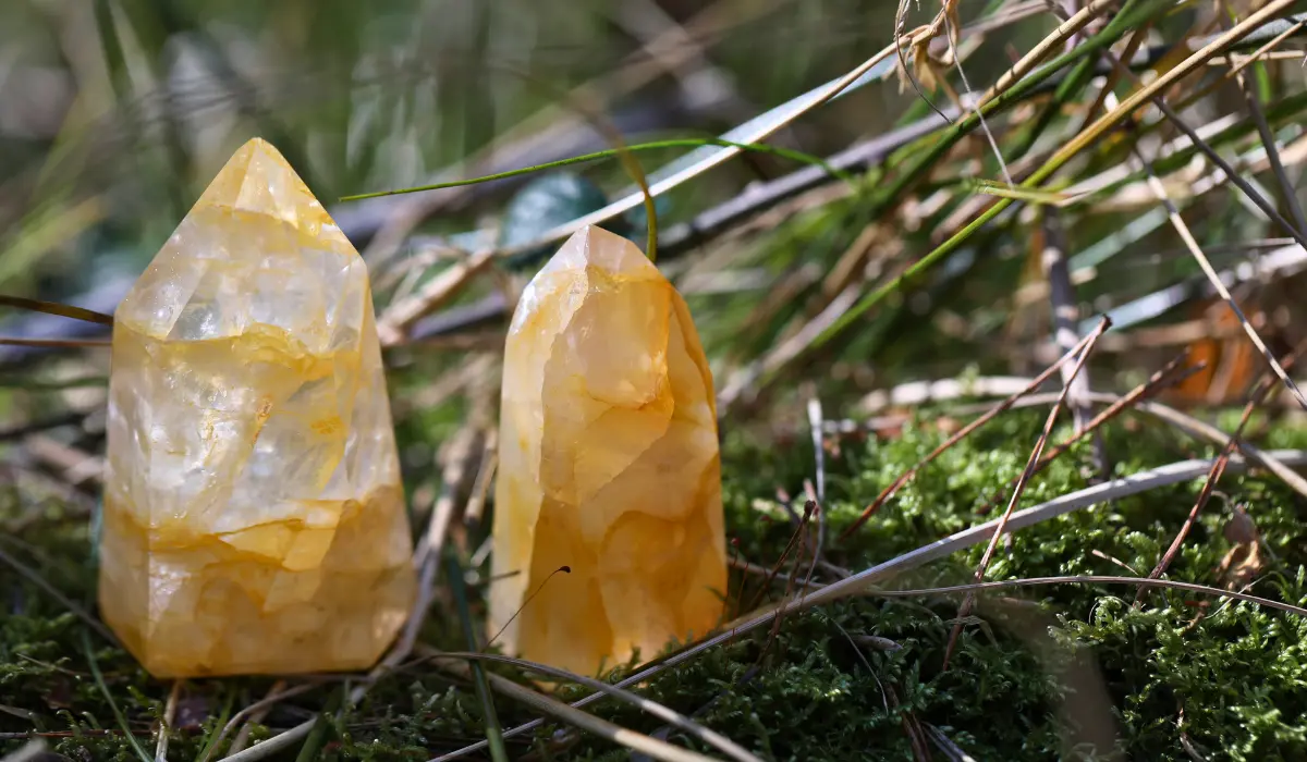 citrine druse