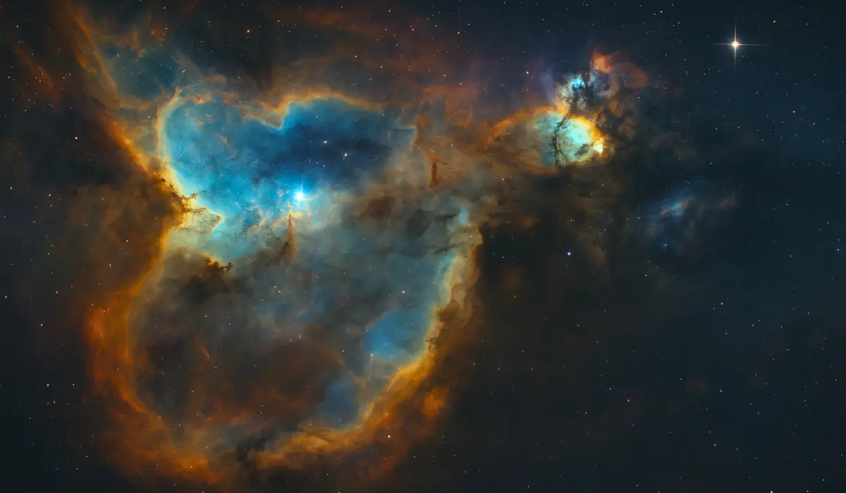 Nébuleuse du coeur, vue d'artiste