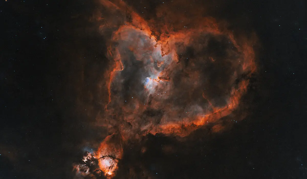Nébuleuse du coeur, vue d'artiste