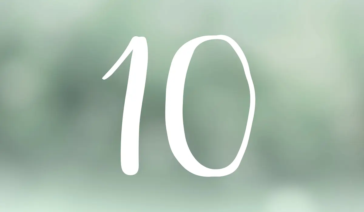 Le chiffre 10 de numérologie