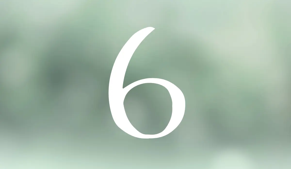 le chiffre 6 en numérologie