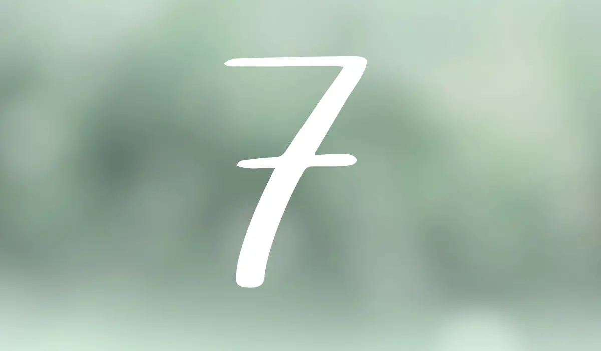 le chiffre 7 en numérologue