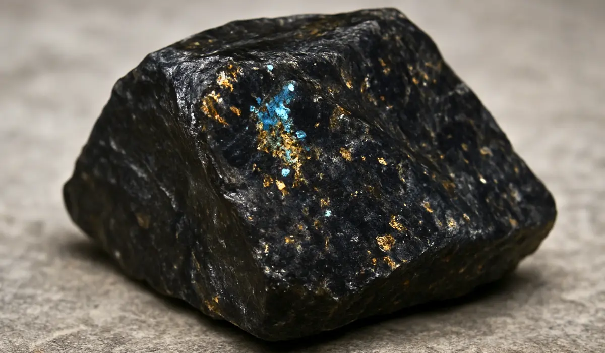 Une nuummite brute