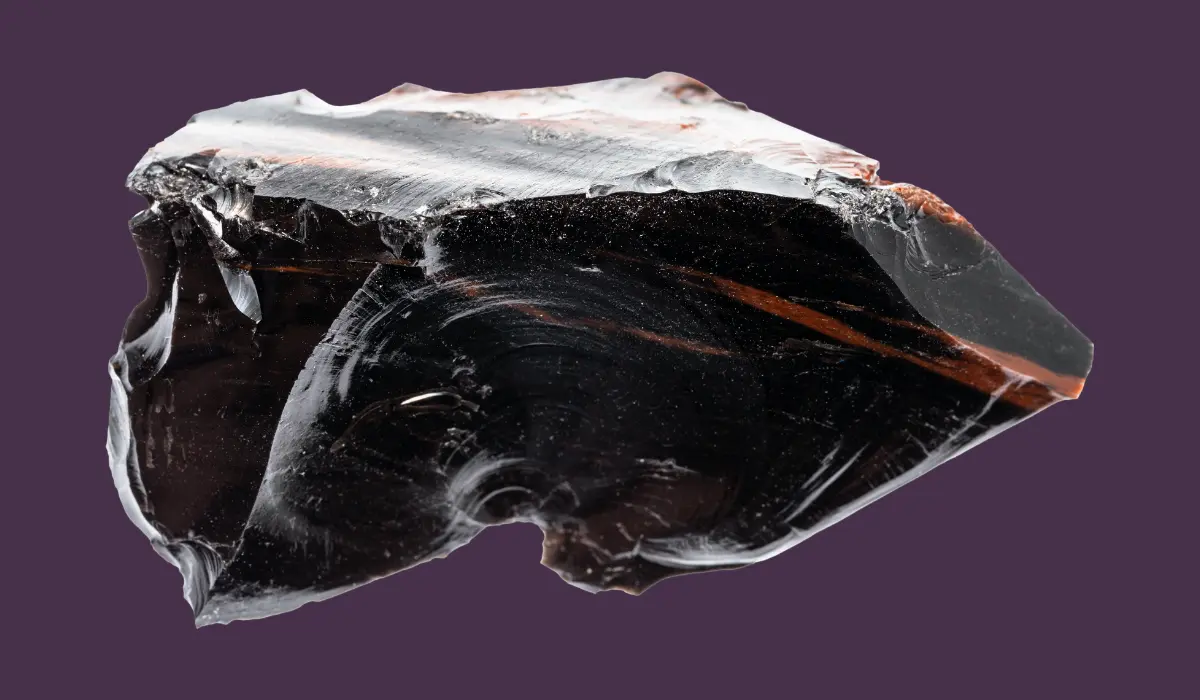 Obsidienne dorée brute