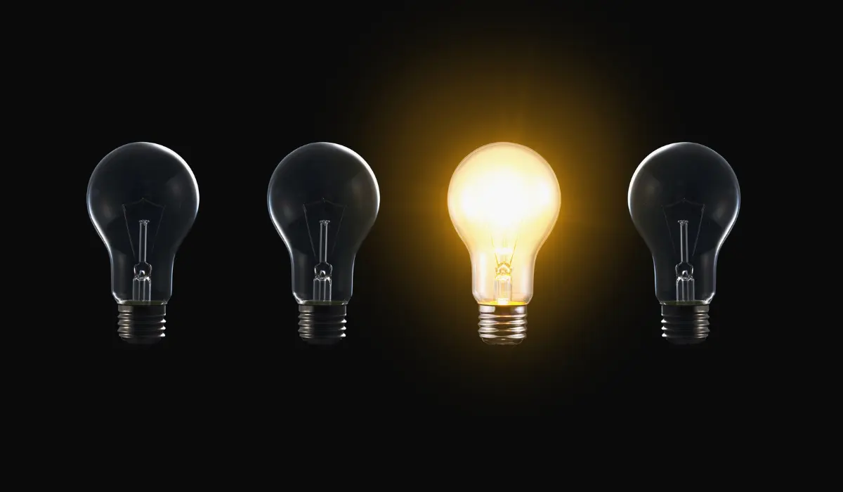 ampoules illustrant la découverte de nouvelles technologie