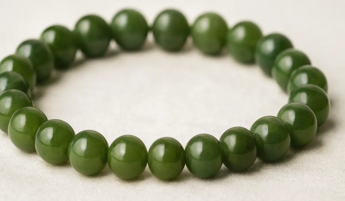 Bracelet jade nephrite
