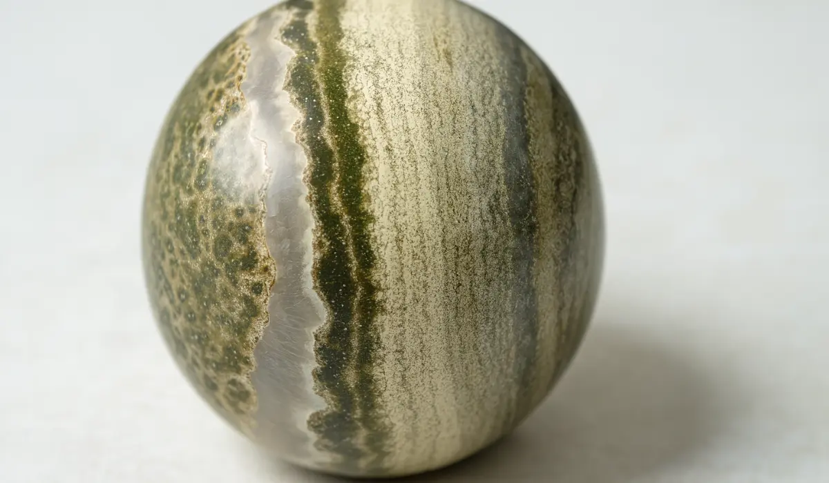 Sphère de jaspe océan
