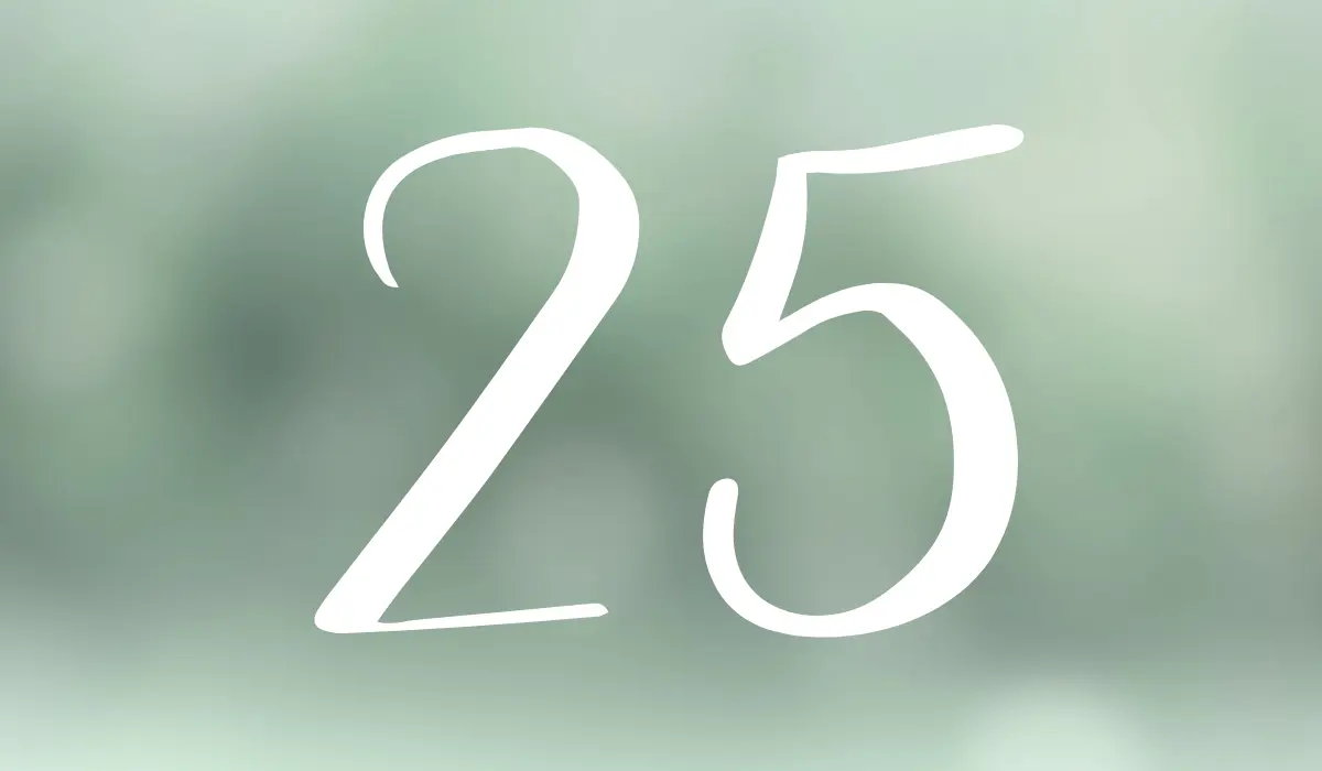 numérologie 25, le chiffre
