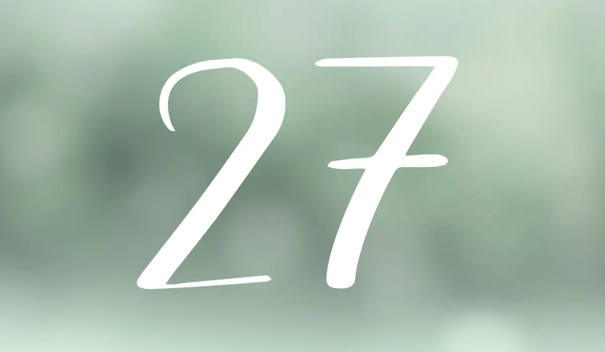le chiffre de numérologie 27