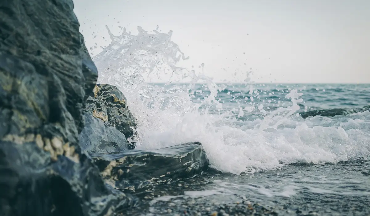vague de l'océan