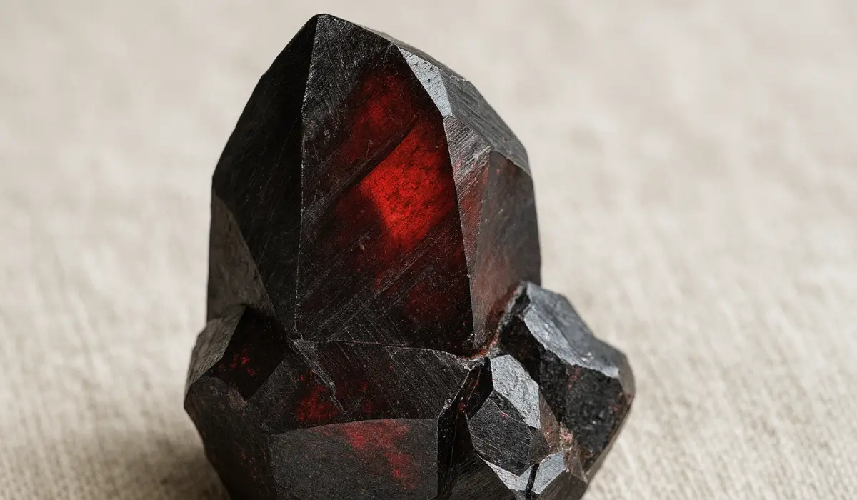 Pyrargyrite taillée
